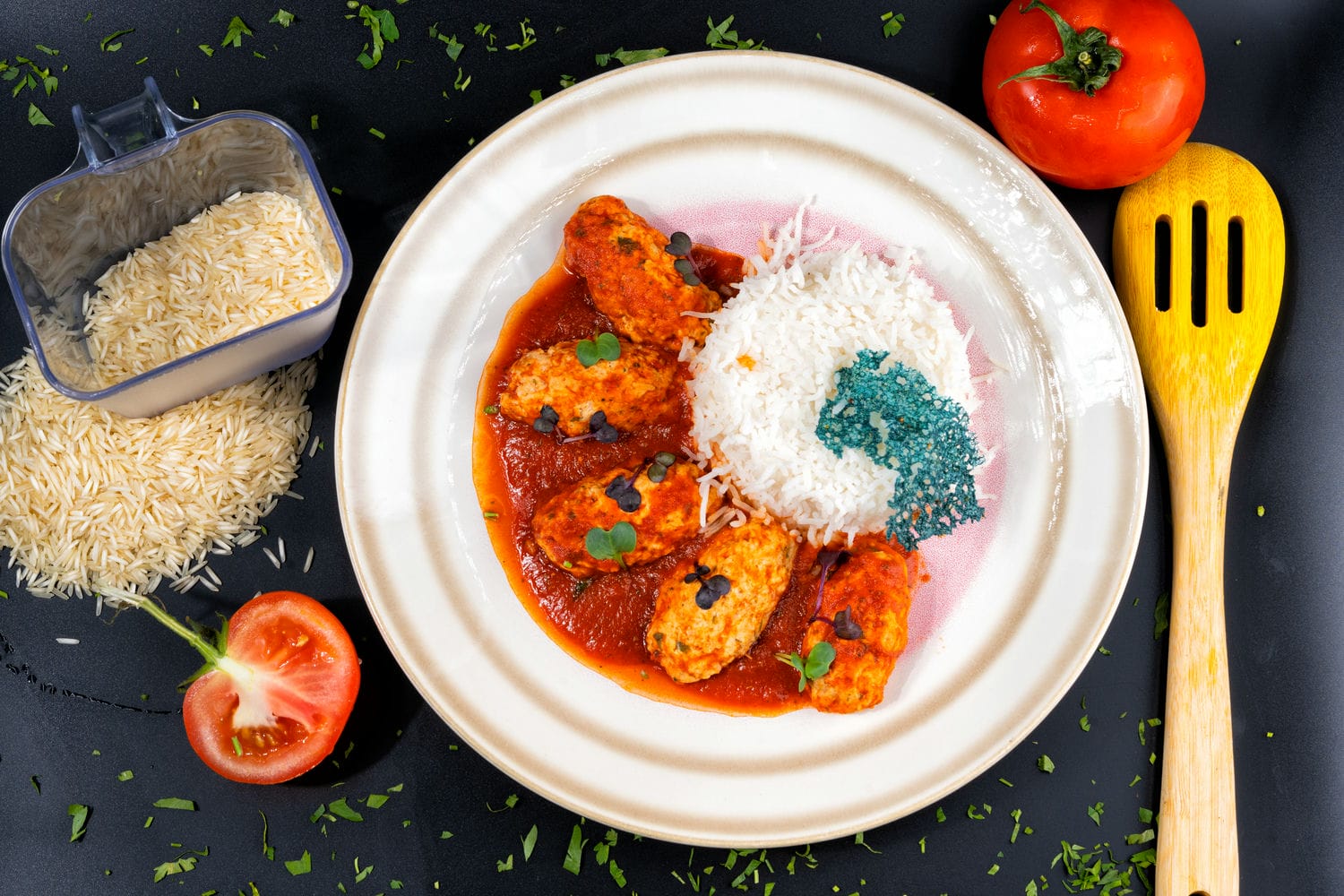 Chicken Kofta with Rice