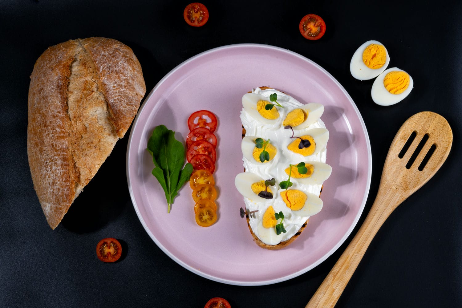 Poached Egg Slice bread