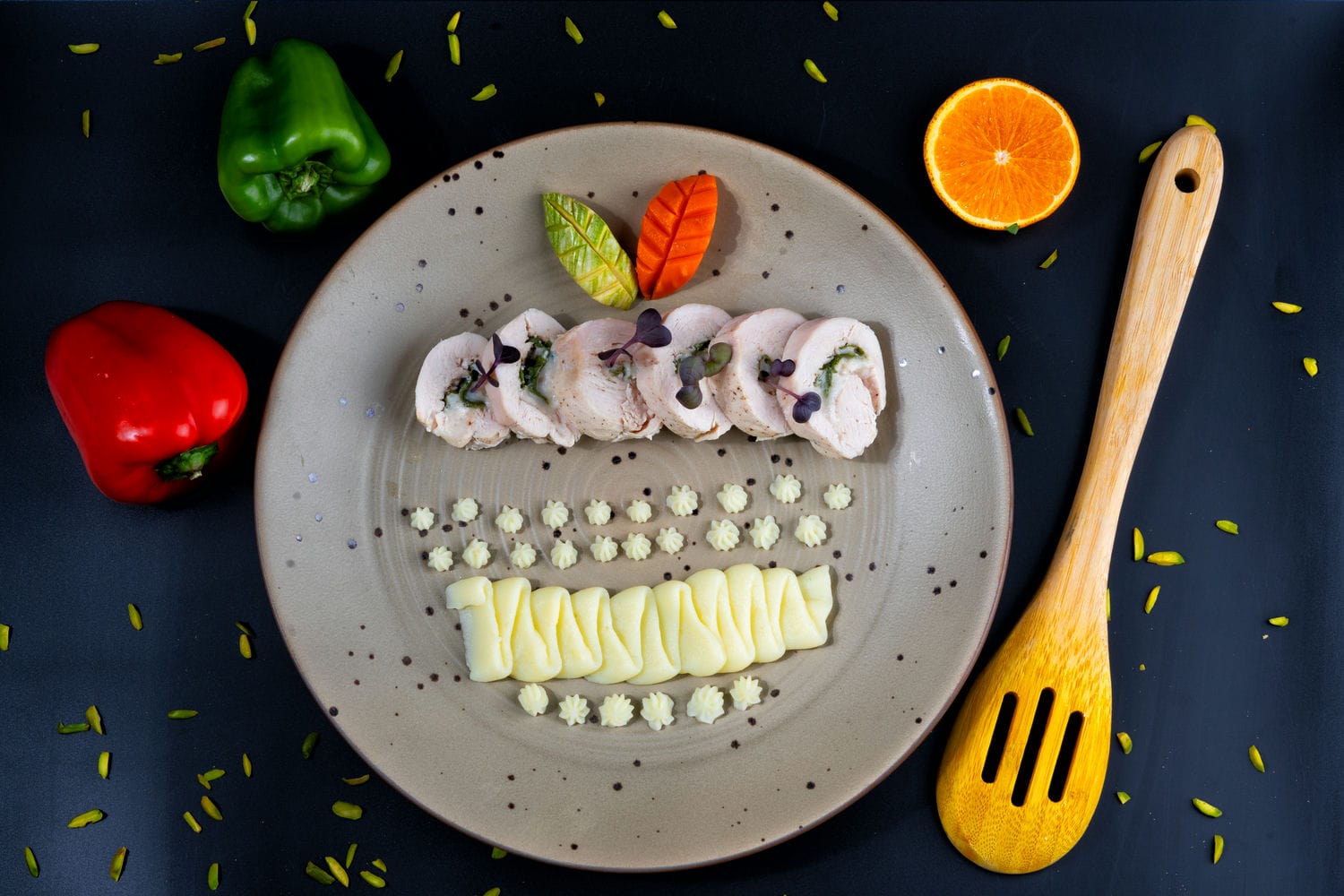 Chicken Roll with Spinach