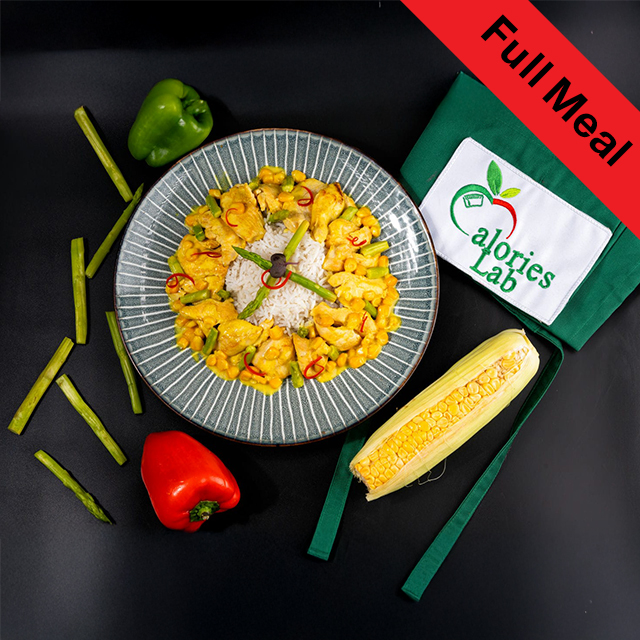 Coconut chicken with rice