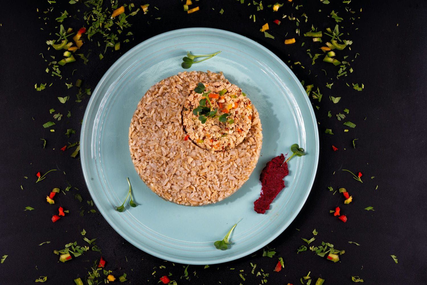 Minced Chicken with Rice